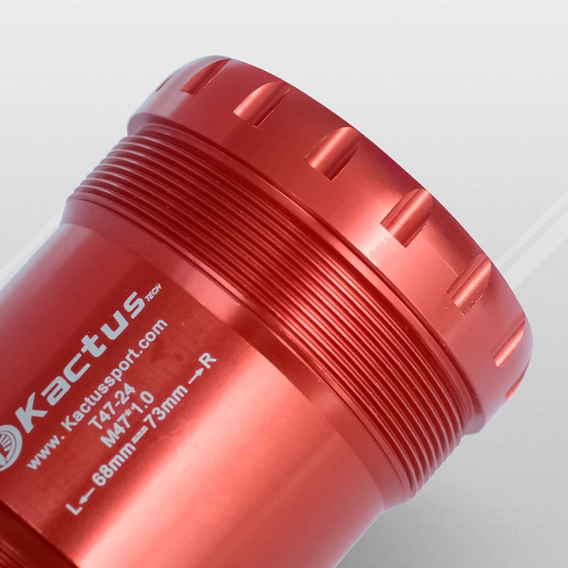 Carcasa de cerámica para pedalier, ancho 68/73mm, T47-24/30mm/DUB, todos los modelos, roscada, compatible con sistemas de bielas Shimano/SRAM/SRAM-DUB.