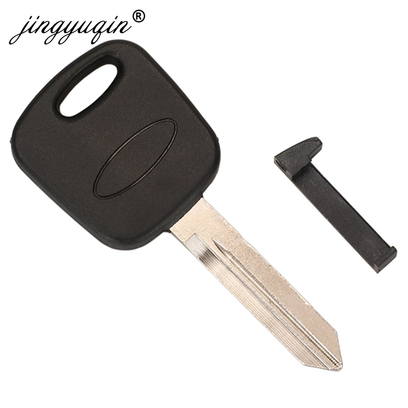 Jingyuqin 10 Uds transpondedor llave de coche Shell para Ford Escape Kuga Maverick Focus Mondeo F150 Mustang caso clave Fob con agujero de Chip