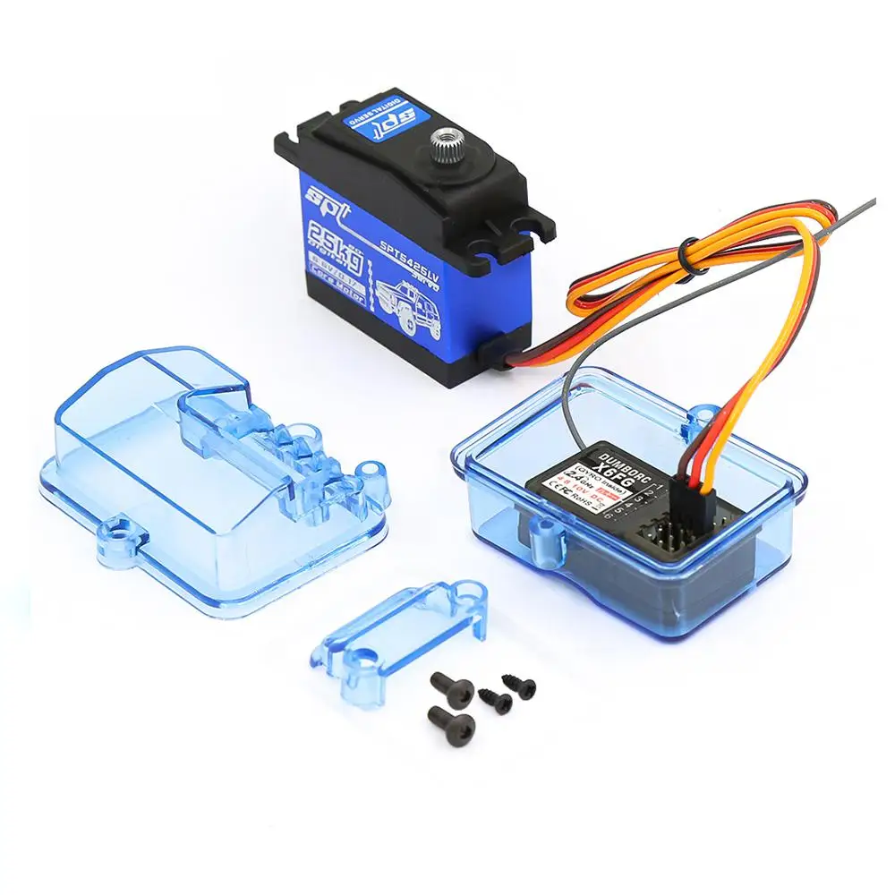 Caja receptora a prueba de agua para coche teledirigido, modelo de barco para Rc Crawler Axial Scx10 90046 Traxx Trx4 Yikong Hsp D90 D110