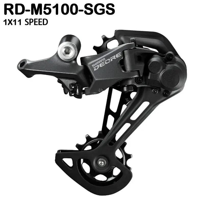 Shimano Deore M5100 M5120 SGS desviador trasero 11V sombra jaula larga 11 velocidades bicicleta de montaña desviador de bicicleta piezas originales de bicicleta
