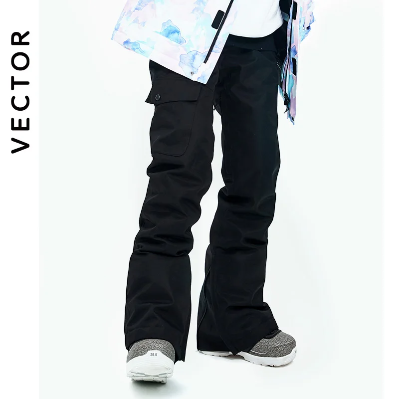 Marca VECTOR, pantalones de esquí de invierno para mujer, pantalones de nieve cálidos impermeables a prueba de viento de alta calidad para exteriores, pantalones de esquí y snowboard para invierno