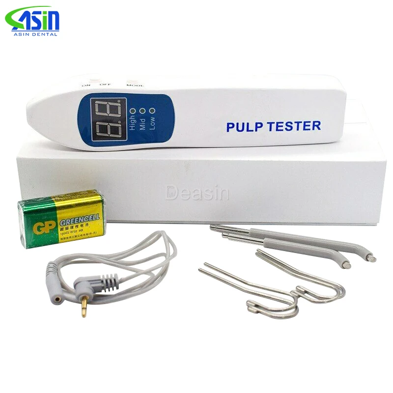Probador de Vitalidad Pulpar Dental C-Pulse – Dispositivo de Prueba de Pulpa Endodóntica para Diagnóstico de Conductos Radiculares, Herramienta para Clínicas Dentales