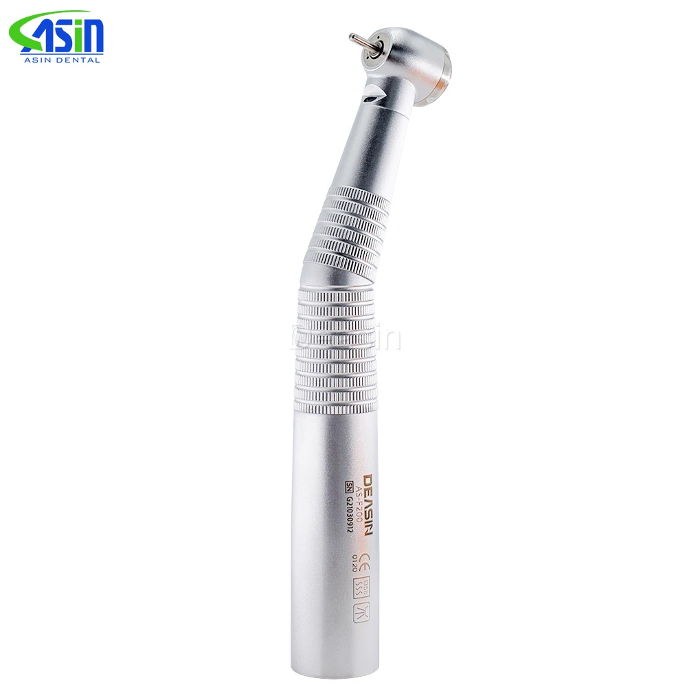 Pieza de mano de fibra óptica Dental, turbina de cabeza estándar LED, ajuste KV, acoplamiento rápido