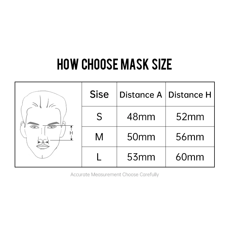 Mascarilla Nasal BMC P2H con Arnés, Mascarilla CPAP con Humidificación sin Agua para Máquinas de Viaje, Tallas S/M/L