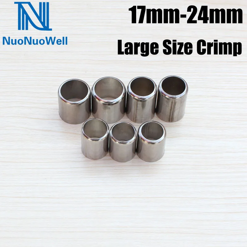 Tubo de pulverización de tamaño más grande, herramientas de crimpado de manguera, conector de tubo de escape de acero inoxidable, 17MM -24MM, agricultura
