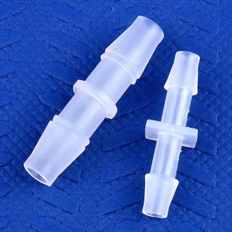 Conectores directos de plástico PP de 1,6 ~ 15,8mm, bomba de aire para tanque de acuario, manguera aireadora, junta de Pagoda, accesorios de tubería de agua de riego, 5 ~ 200 Uds.