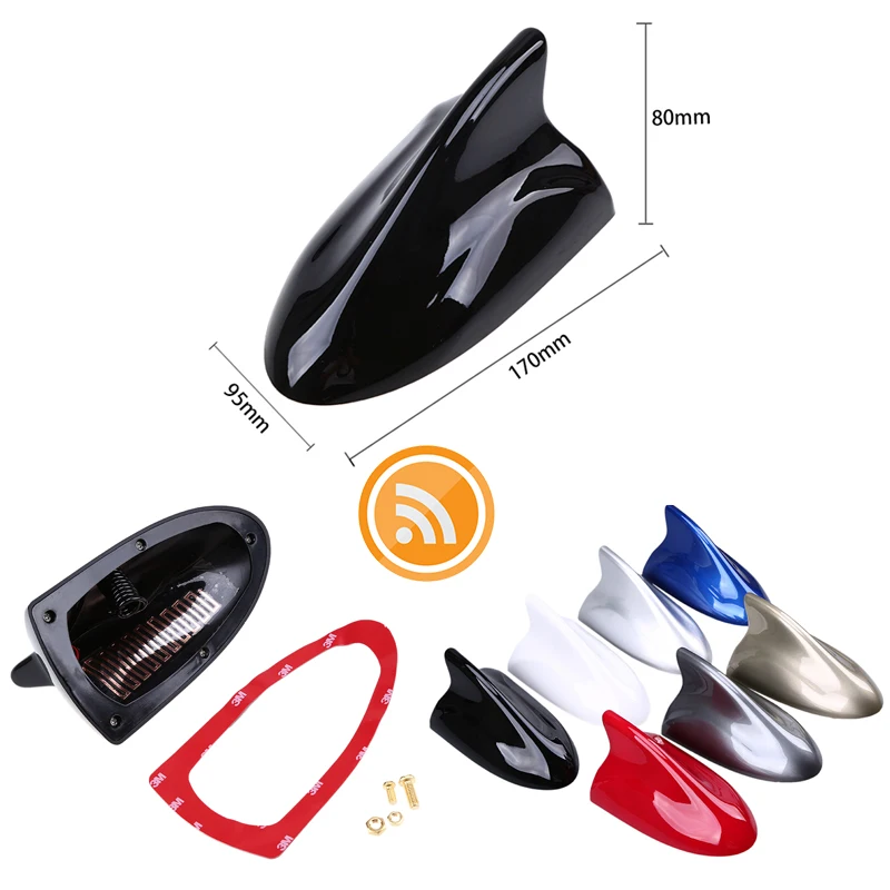 Antena de aleta de tiburón para coche, antena de señal FM, Radio aérea Universal para techo de coche, para BMW, Honda, VW, Audi, Ford, Mini, Cooper, Opel, estilo de coche