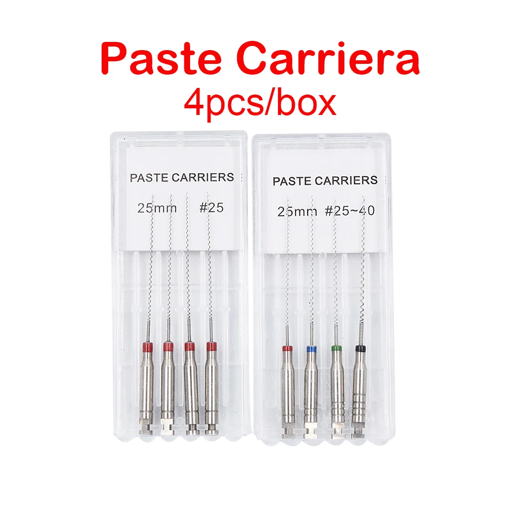 5 cajas de porta-pasta de lentulo para odontología, limas endodónticas, brocas, limas endo, materiales y instrumentos para dentistas