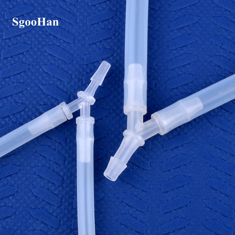 Conectores en T estilo Y de PP para tanque de Acuario, manguera de aireador de bomba de aire, sistema de riego de juntas, accesorios de tubería de agua, 5 ~ 200 piezas, 2,4 ~ 12,7mm