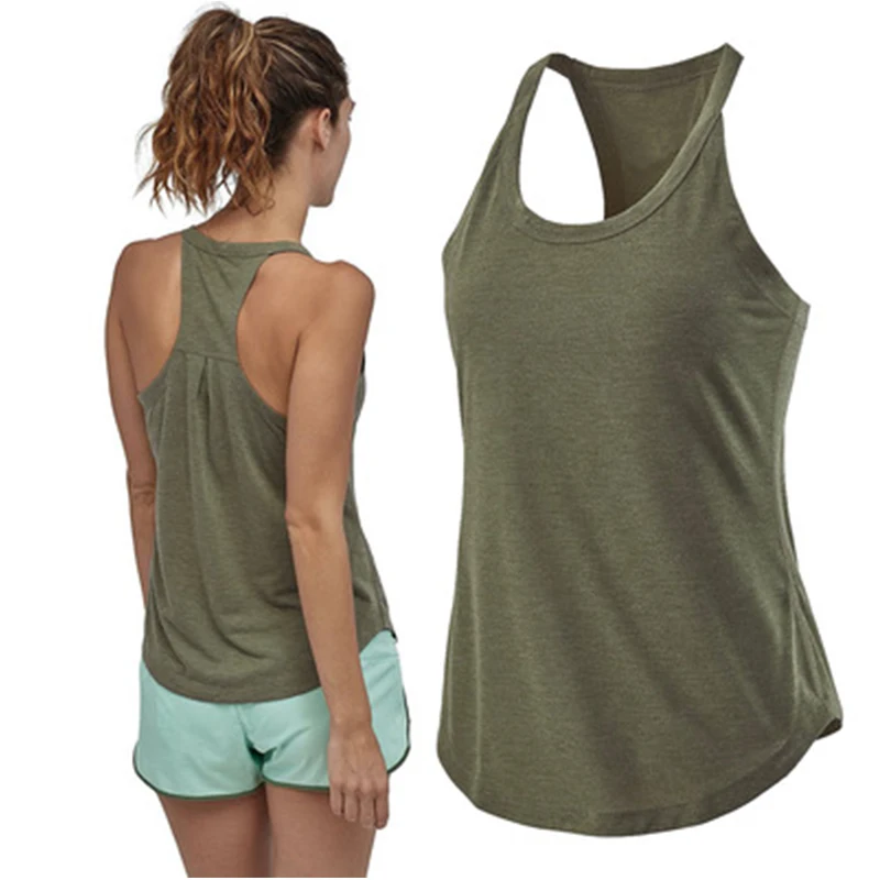 Camiseta sin mangas de entrenamiento de Yoga para mujer, chaleco deportivo con espalda cruzada hueca cruzada Sexy, Jersey suave y transpirable
