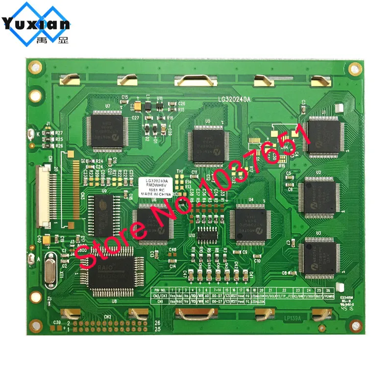 Panel de pantalla Lcd de 320x240, Panel táctil azul o blanco FSTN, LG320240A, en lugar de WG320240C0-TMI-TZ, # HG32024014, RA8835