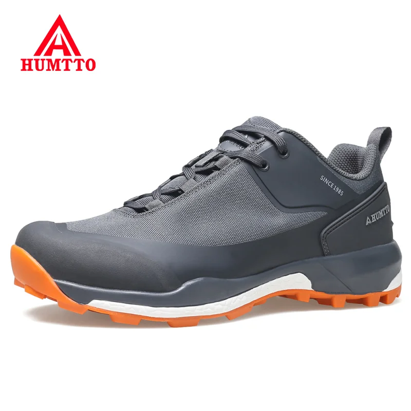 HUMTTO-zapatos de senderismo para hombre, zapatillas de montaña impermeables, Botas de senderismo de acampada, calzado de seguridad para deporte de escalada
