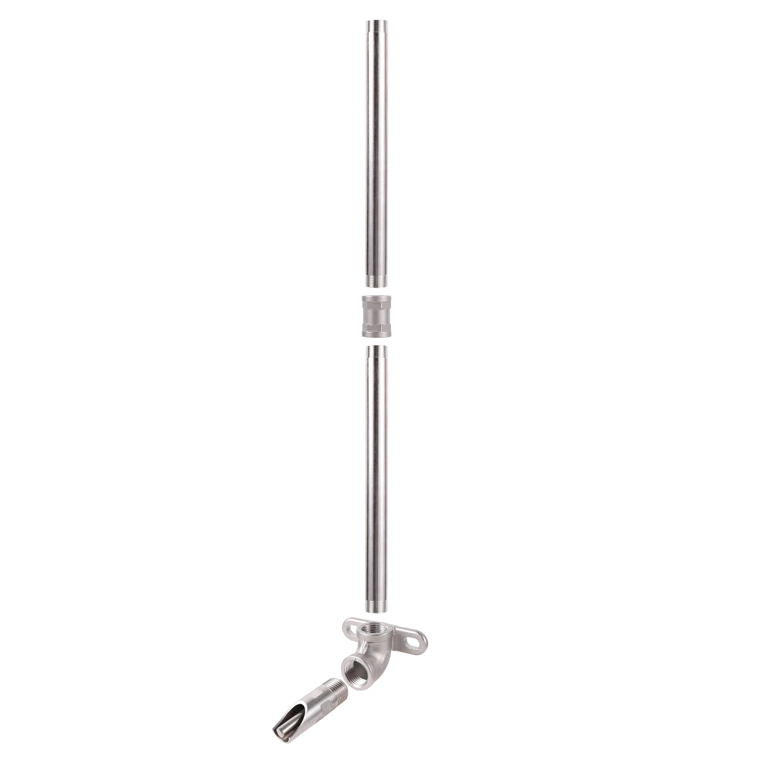 Kit de boquillas para bebedero de cerdo, bebedero automático de acero inoxidable, interfaz roscada de 1/2 ", accesorios de agua potable para ganado