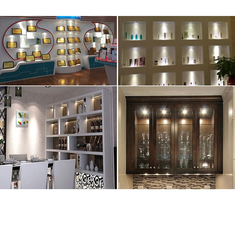 1/5 Uds. Luz LED empotrable de techo regulable redonda de aluminio 3W AC90-260V bombilla Led empotrable COB con controlador