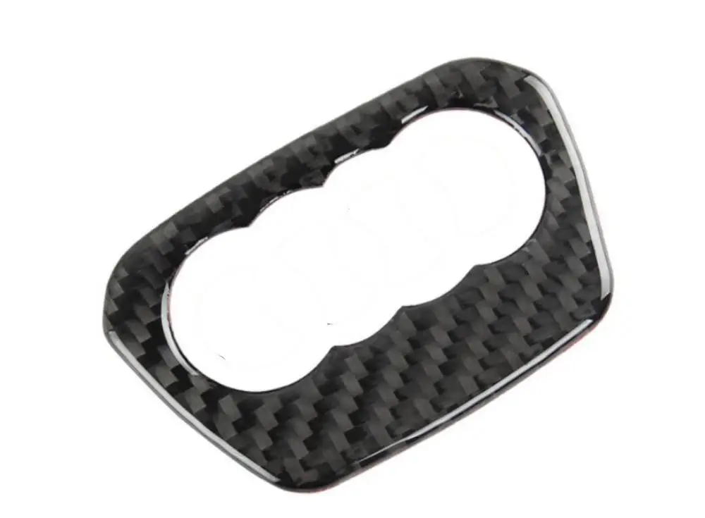 Logotipo del volante de fibra de carbono para coche, cubierta de marco adhesivo para Audi A1 A3 A4 A5 A6 A7 Q3 A6 C7 Q5 A8 Q7 B6 B7, accesorios para automóviles