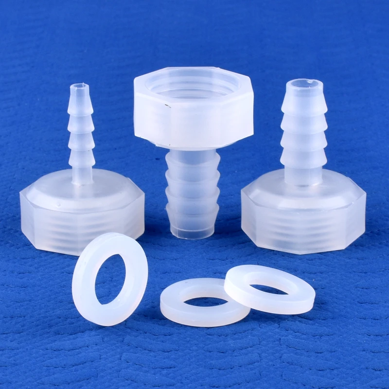 5 ~ 200 Uds G1/2 rosca hembra a 4 ~ 20mm PP conector directo Micro riego jardín agua Pagoda manguera junta accesorios de tanque de acuario