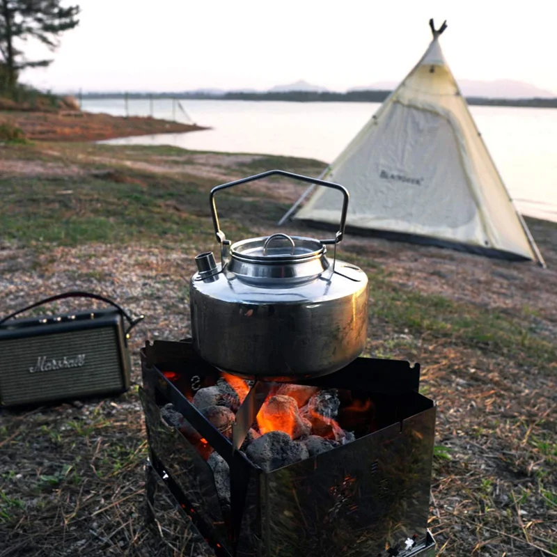 Fire Maple Antarcti-hervidor de acero inoxidable para mochilero, tetera duradera para exteriores, Bushcraft, S304, 0,6/1,0/1,2/1,5l, 295g