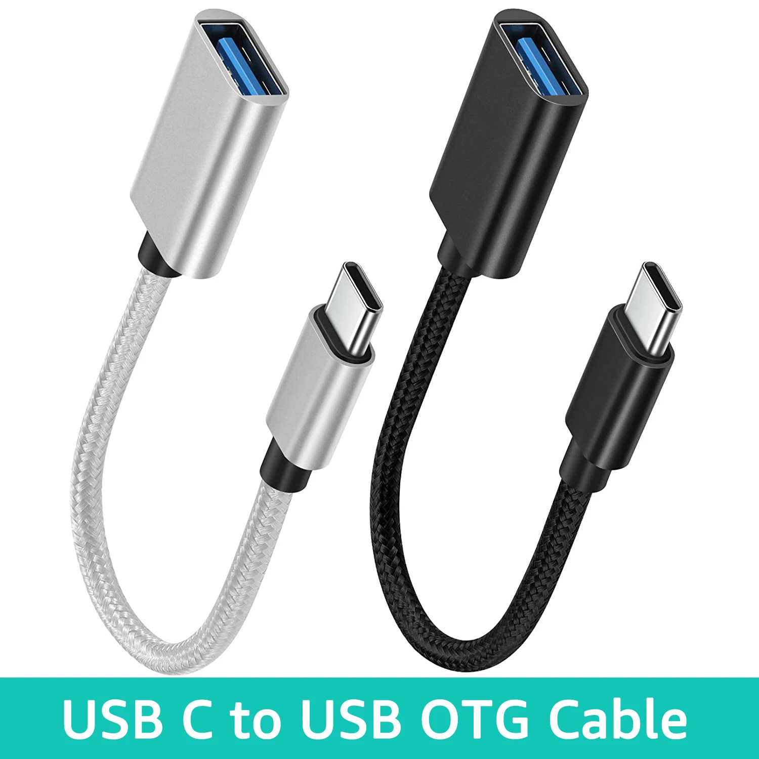 Adaptador de Cable OTG tipo C, conector adaptador USB a tipo C para Xiaomi, Samsung S20, Huawei, convertidor de Cable de datos OTG para MacBook Pro