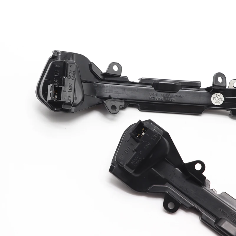 Luz LED de intermitente negra de desplazamiento dinámico, indicador de espejo secuencial, luz intermitente para asiento Ibiza 6F 2017 2018 2019