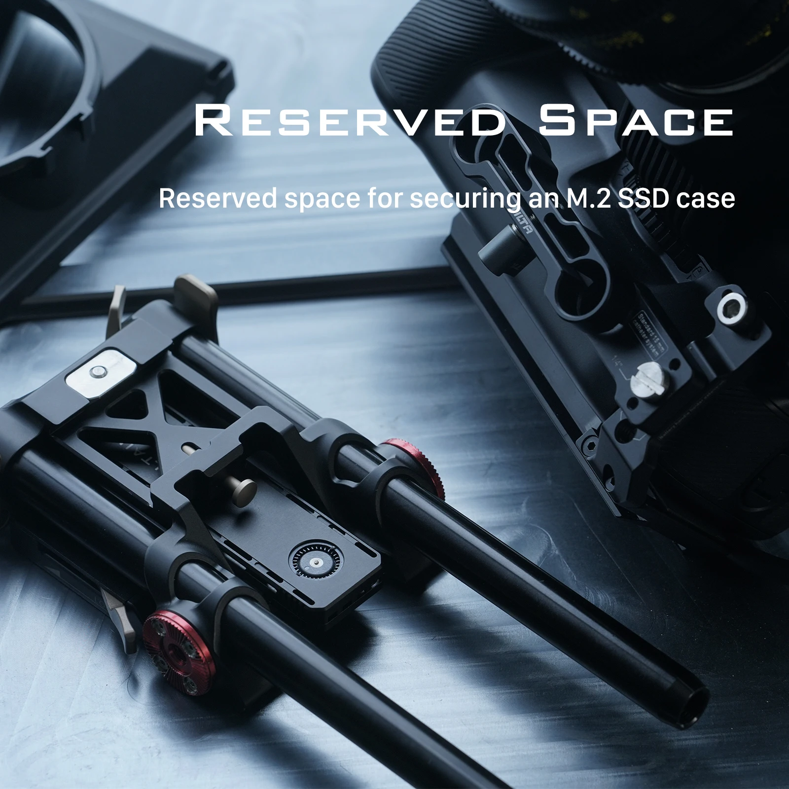 TILTA-placa Base TA-BSP6-15 LWS, 15mm, tipo VI, para BMPCC 6K Pro, jaula de cámara, kit de tiro, placa base, traje táctico