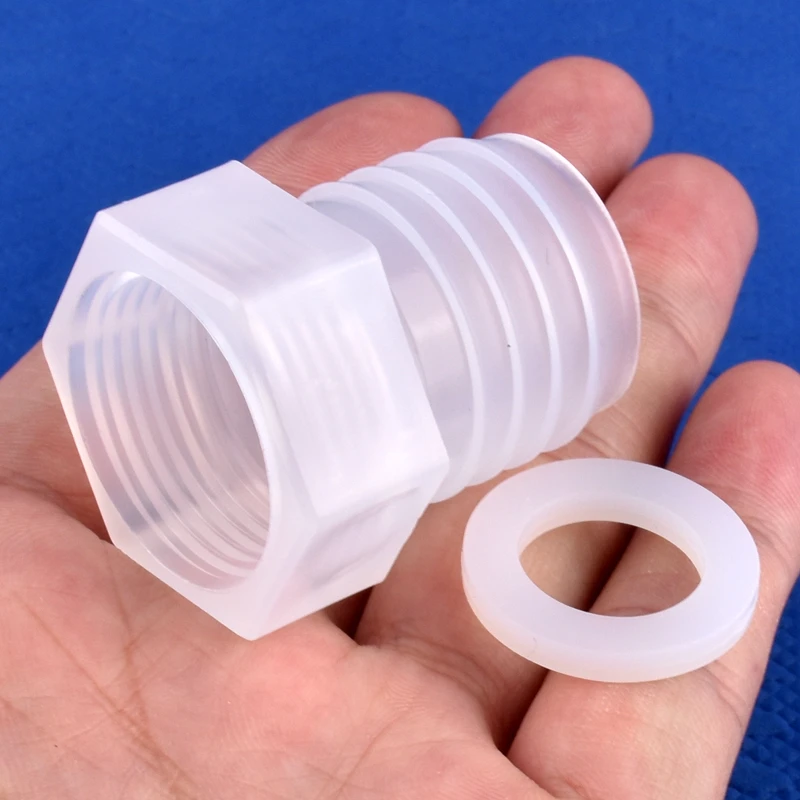 5 ~ 200 Uds G3/4 a 6 ~ 25mm PP Pagoda conector directo junta de silicona tanque de acuario bomba de aire junta de riego por goteo junta de manguera de agua
