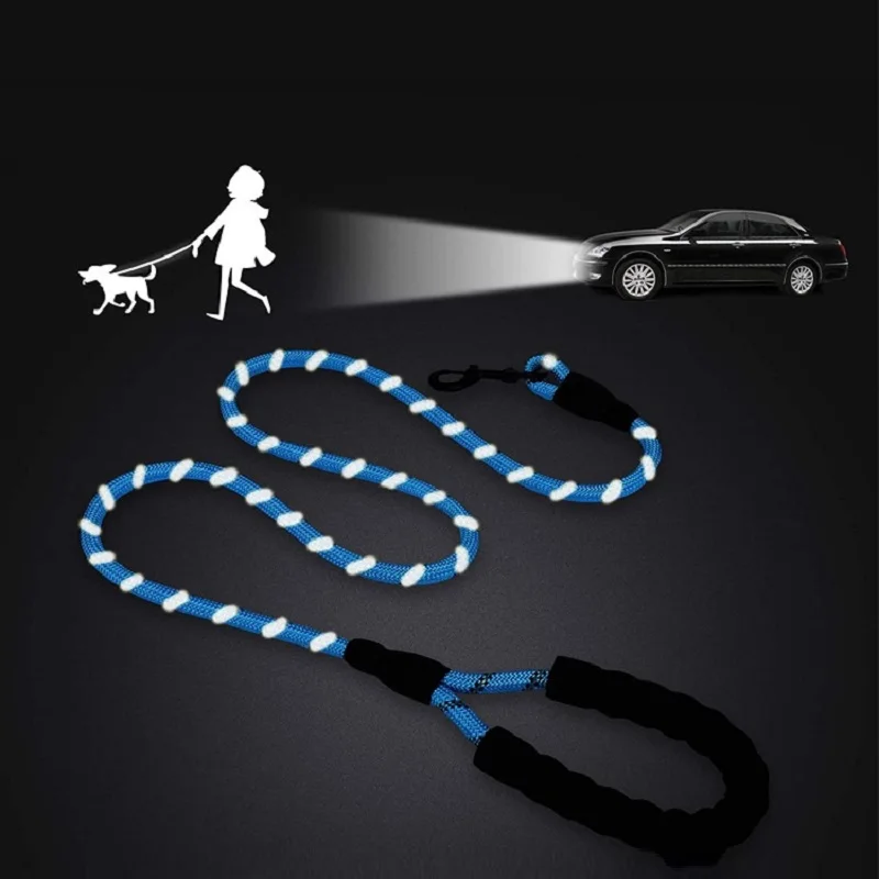 Correa fuerte para perro de 150/200/300cm, correas reflectantes para mascotas, correa para perro grande, pequeño, mediano y grande, remolque de arrastre, Golden Retriever