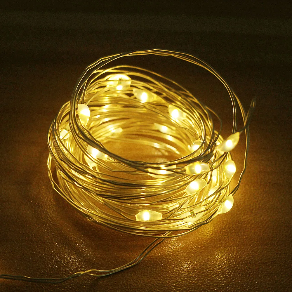 Luces LED impermeables con control remoto, cortina alimentada por USB, iluminación romántica para el hogar, Navidad, boda, 3m x 2m, 8 modos