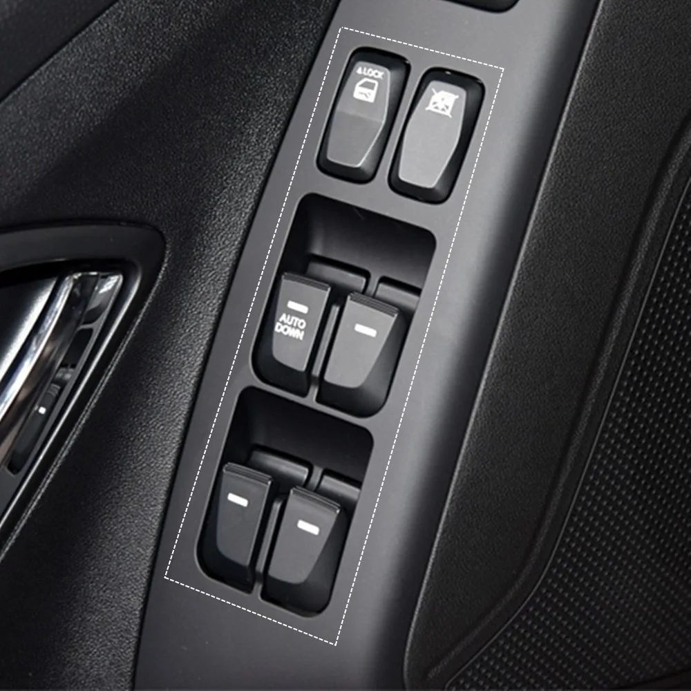 Interruptor de ventanilla principal eléctrico del conductor izquierdo para Hyundai IX35 TUCSON 2010-2015 93571-2S000 93571-2S050 interruptor de ventana de coche