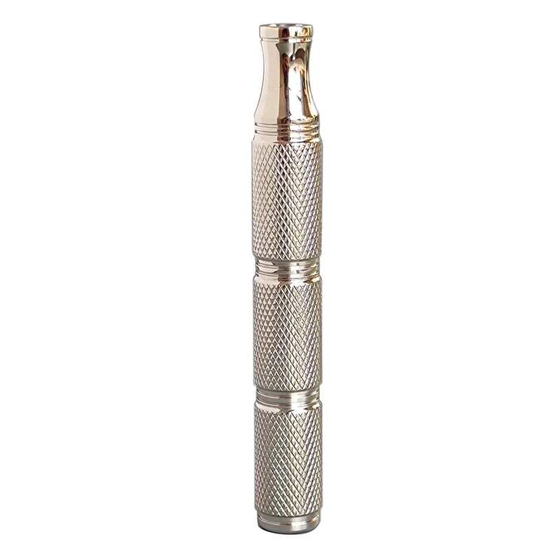 Dscosmetic Knurl Mango de afeitadora de seguridad de acero inoxidable 316L
