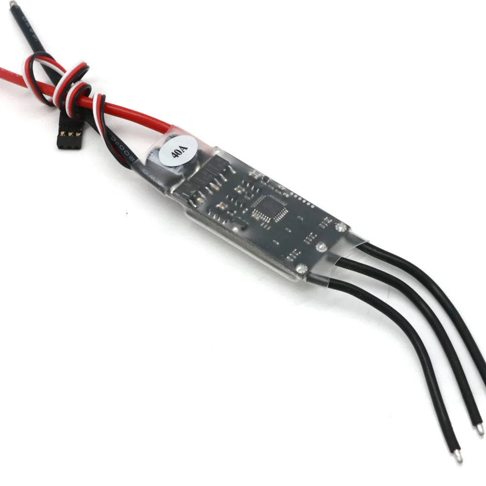 RC 2-3S ESC 6A 8A 10A 12A 15A 20A 30A 40A Controlador electrónico de velocidad ESC con 5V UBEC para avión multicóptero RC