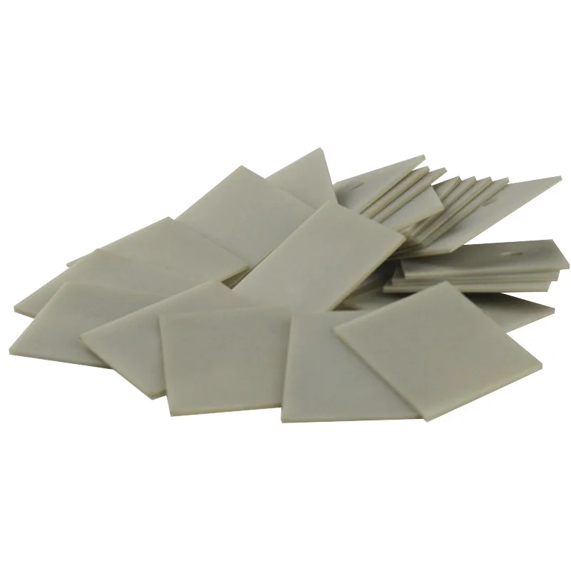 Tabletas AIN de nitruro de aluminio, lámina cerámica de aislamiento térmico, hoja de cerámica TO-220/247/264/3P, 30 unids/lote, Envío Gratis
