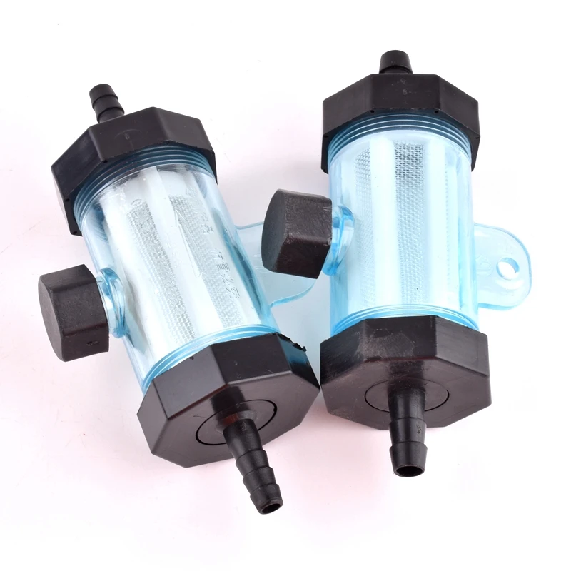 Filtro de manguera de agua de 8mm ~ 25mm, accesorios de riego para jardín, pulverizador para acuario, tanque de peces, filtro de tubería de agua suave, taza, filtro de freno de coche, 1 ud.