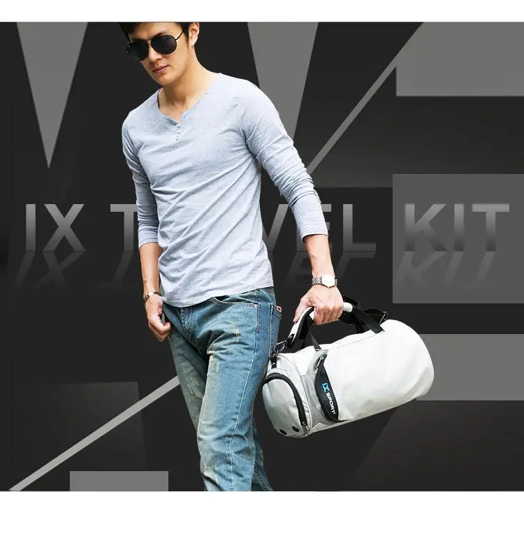 Bolsa De gimnasio seca y húmeda para hombre y mujer, bolsa De entrenamiento, Tas, Fitness, viaje, deportes al aire libre, natación, gimnasio, Yoga, zapatos, XA103 + WA