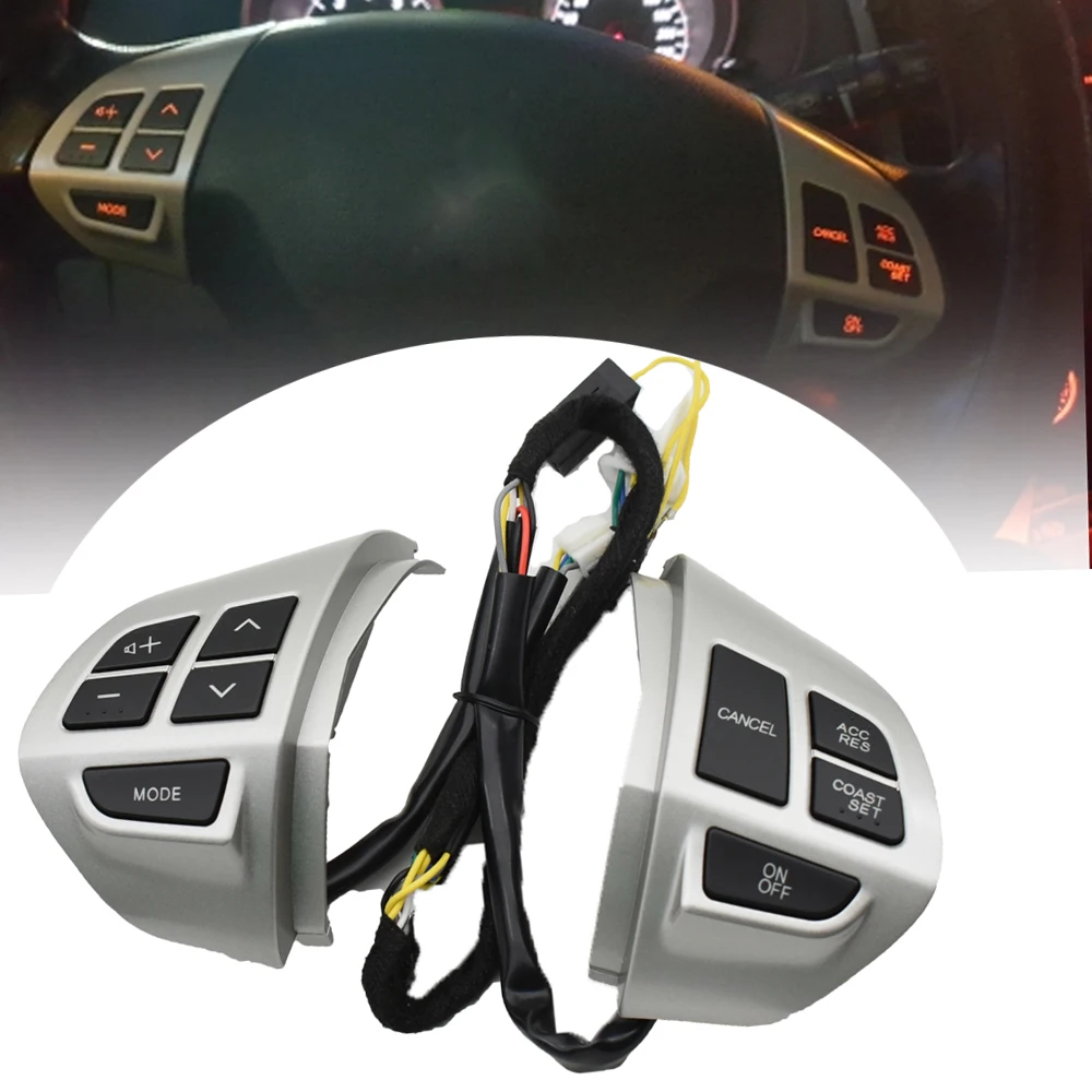 Botón de volante multifunción, interruptor de Control de crucero para MITSUBISHI LANCER OUTLANDER ASX 2007 - 2012