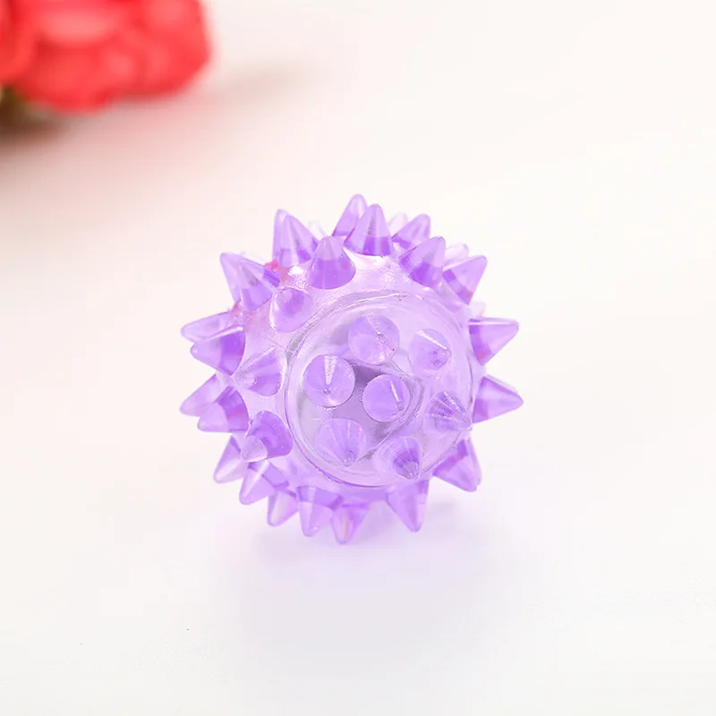 Bola de gato parpadeante LED, bolas brillantes rodantes, juguete colorido para jugar a mascotas