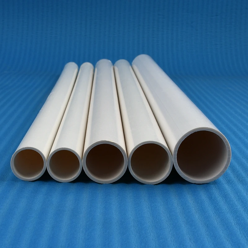 Diámetro exterior 20-63mm tubo de PVC blanco longitud 50cm agricultura jardín riego acuario pecera tubo de agua accesorio de plomería