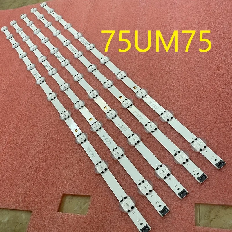 Tira de LED para TV 75UM7000PLA 75UN8570AUD 75UM7100PSA 75UM7110PLB 75UN7070PUC 75UN7370AUH 75UN8570PUC AGF 80358306   HC750DQN ABUR3