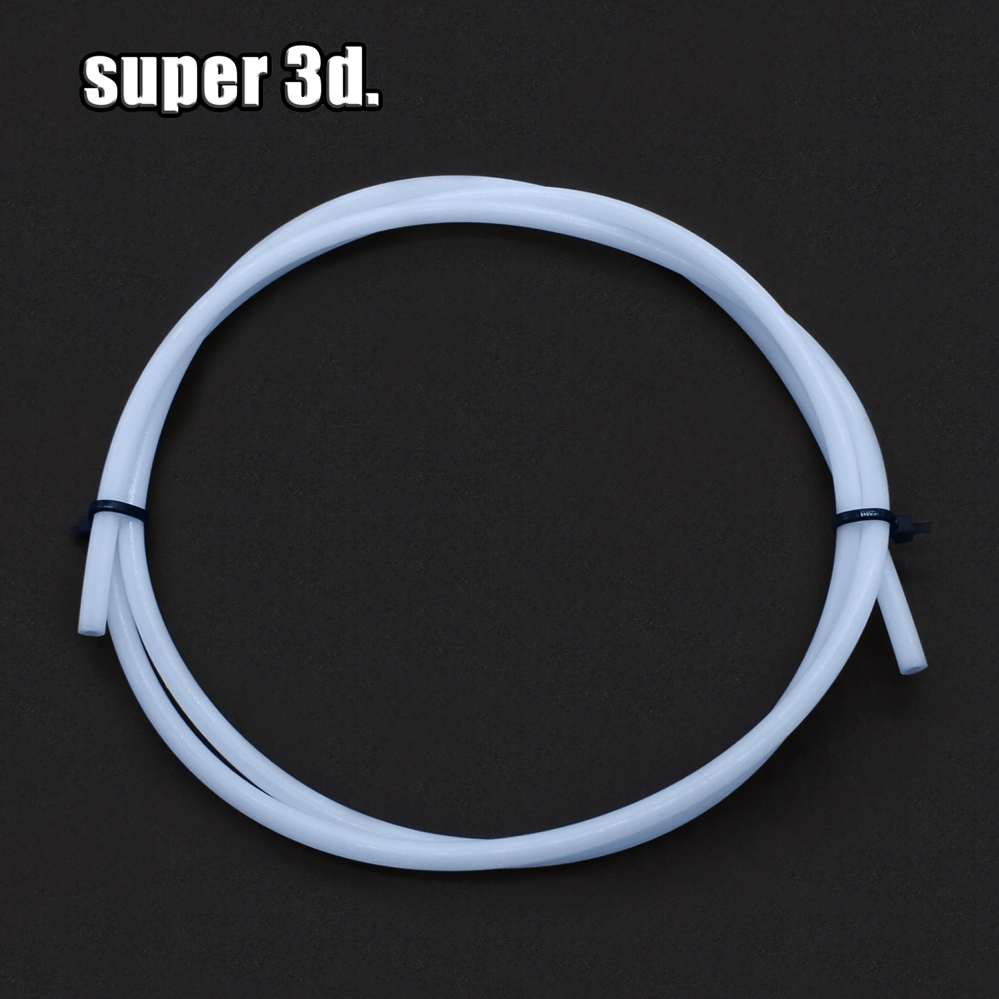 Tubo de PTFE de 1 metro para extrusora Bowden de impresora 3D, compatible con J-Head Hotend V5 V6, para filamento de 1.75mm/3mm, DI 2mm, DE 4mm