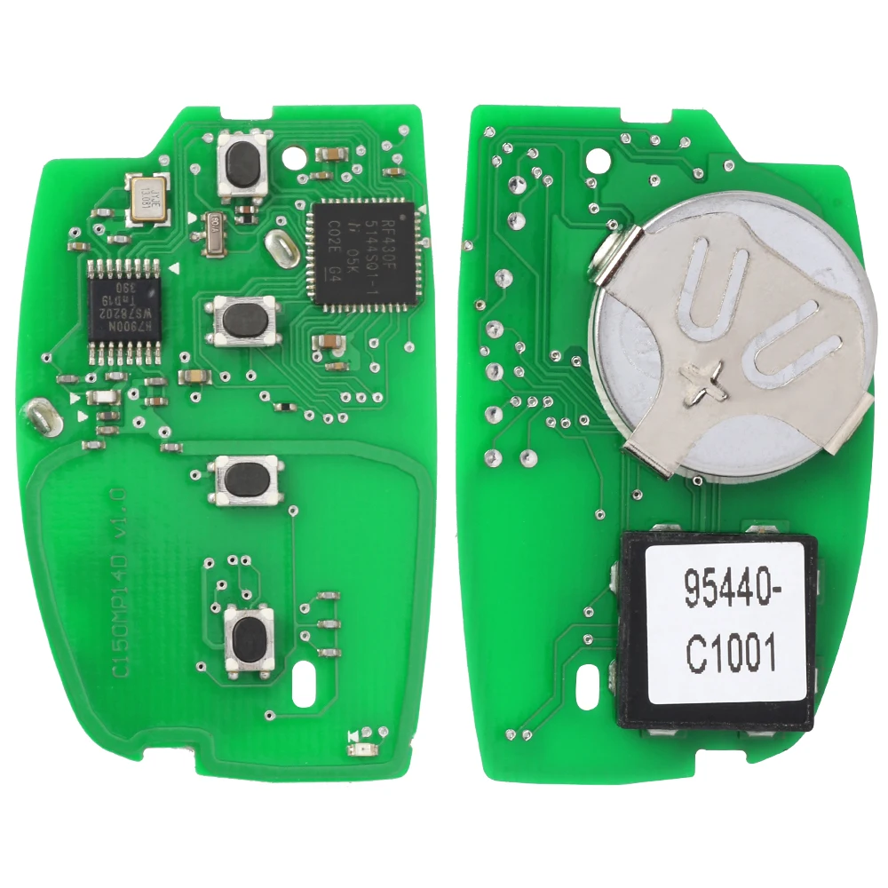KEYECU para Hyundai Sonata 2015 2016 2017 95440-C1001 95440-C1000 95440-C1000N Llave Inteligente con Control Remoto Chip 8A 433MHz CQOFD00120