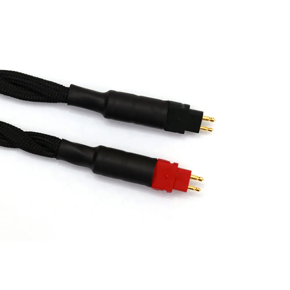 Preorden Tripowin GranVia 26AWG 36 hebras x 4 núcleos Cable de repuesto para auriculares hecho a mano para HD650 HD580 HD800 ANANDA negro