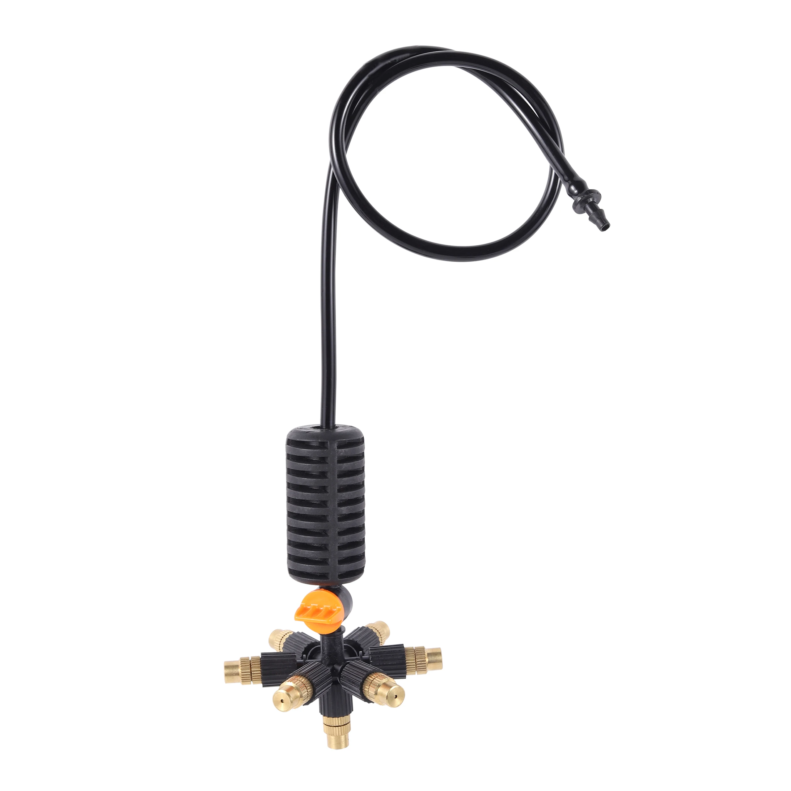 Kit de boquilla de nebulización de cobre ajustable de 4/5/6/7 vías, sistema de riego por atomización de jardín, Kit de agua, aspersor de humidificación de refrigeración