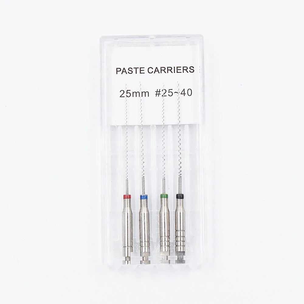 5 cajas de porta-pasta de lentulo para odontología, limas endodónticas, brocas, limas endo, materiales y instrumentos para dentistas