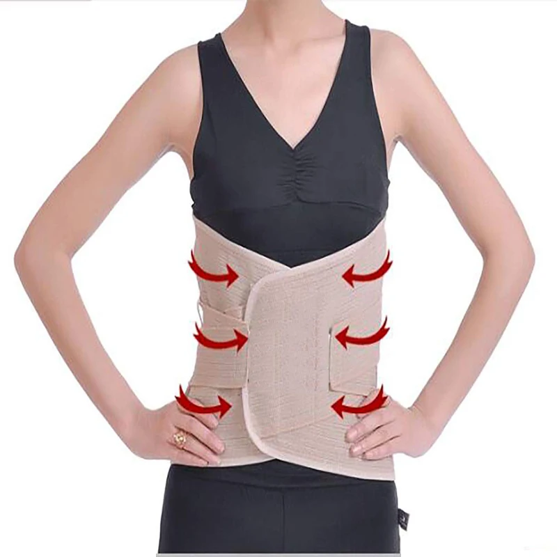 Cinturón lumbosacro cruzado de doble tirón, soporte Lumbar grande para la espalda, alivio del dolor de espalda, disco herniado