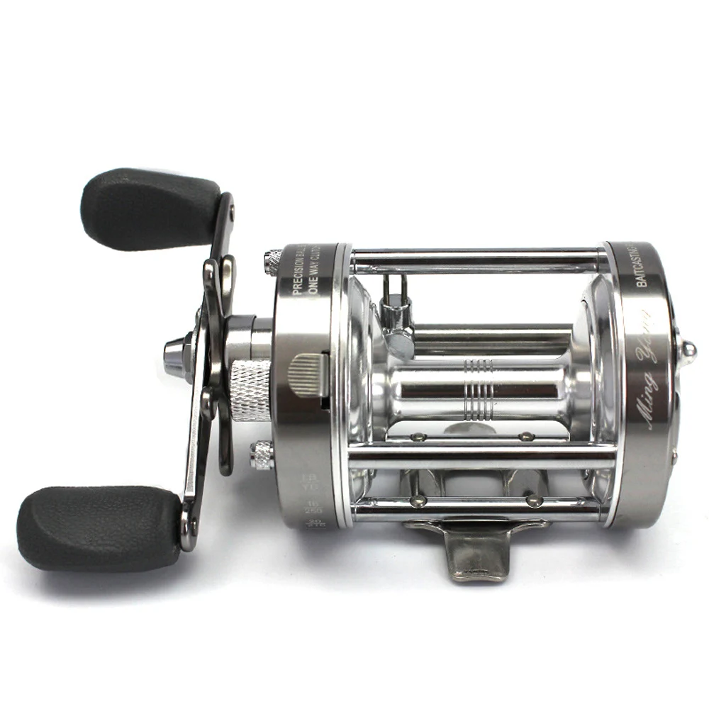 40 # -60 #   Carrete de pesca fuerte reforzado, totalmente metálico, para agua salada, barco de mar, pesca, Baitcasting, rueda de tambor para bagre, lubina almiñosa, Surf