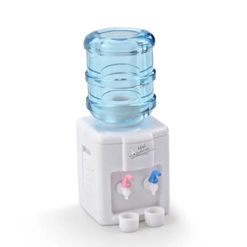 Minidispensador de agua para niños, casa de muñecas en miniatura, Escena de juego de vida, modelo de simulación, accesorios decorativos, juguetes para niños, 1/12