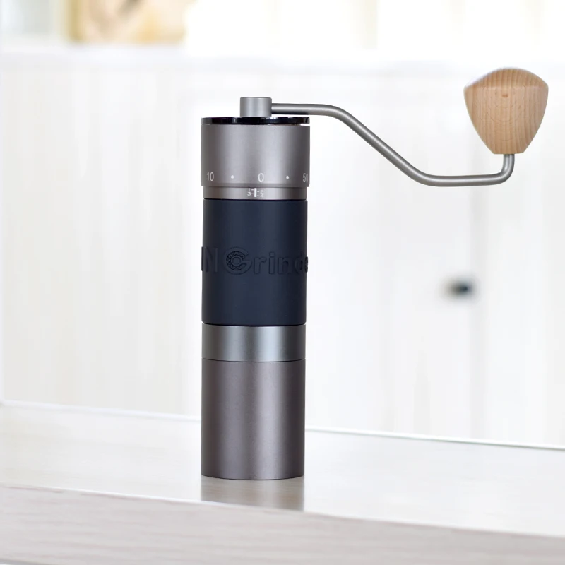 Kingrinder K4 /K6 molinillo de café manual molino portátil 420 acero inoxidable 48mm acero inoxidable rebaba chapada en titanio