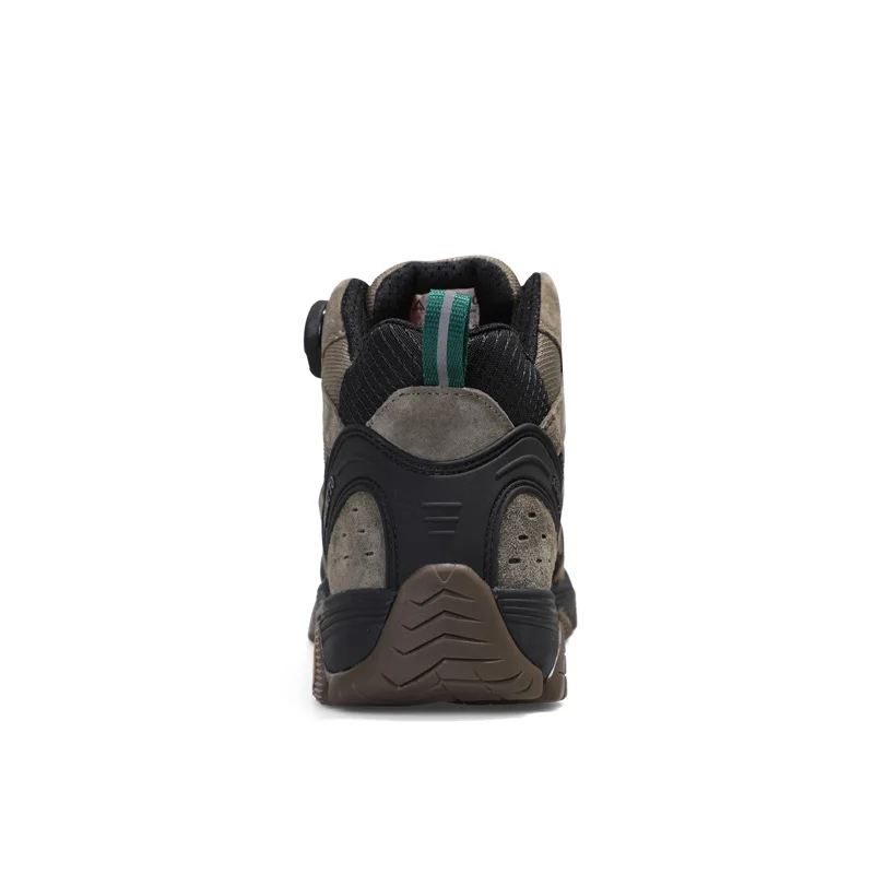 HUMTTO-zapatos de senderismo impermeables, botas de Trekking de cuero, zapatillas de deporte para exteriores para hombre, botines tácticos para acampar y cazar