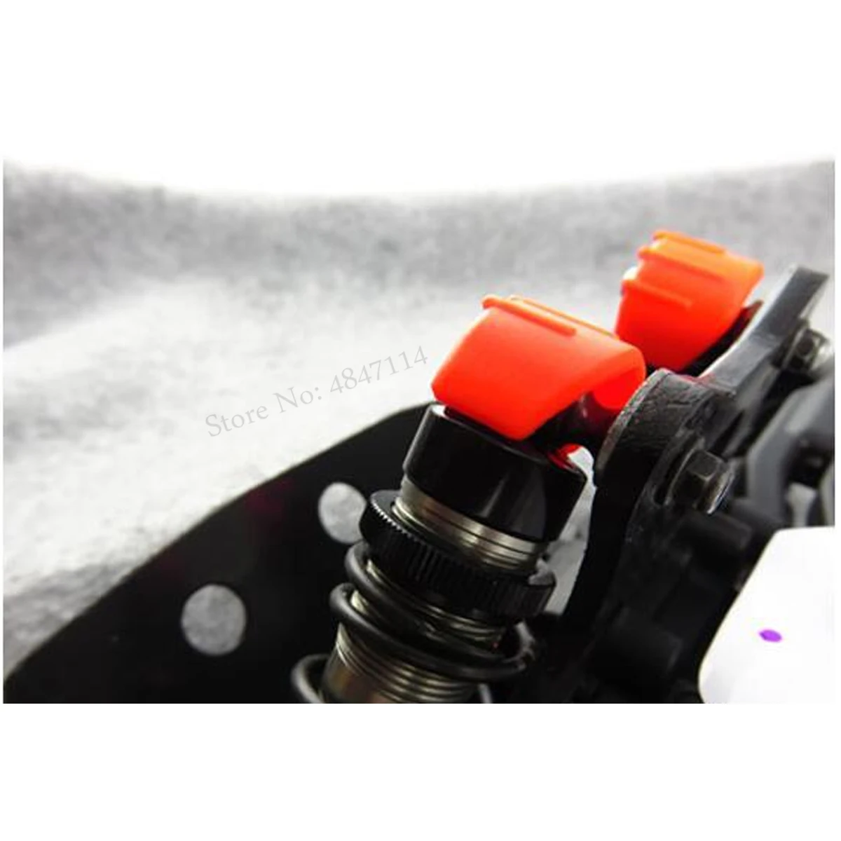 Amortiguador de coches RC, cubierta resistente al desgaste, protectores de absorción, pegamento anticolisión de goma antidesgaste para camión monstruo 1/8