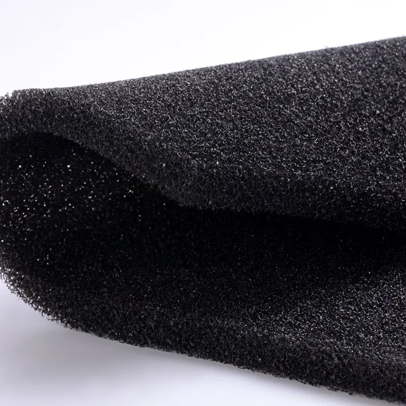 Accesorios para acuario, filtro de algodón bioquímico, práctico filtro de esponja de espuma para estanque de pecera, negro, varios tamaños 15 25 35 50PPI