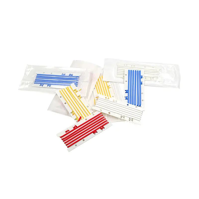 Lazo Vascular Veterinario 100% Silicona de Grado Médico, Lazos Vasculares de Alta Calidad Rojo Azul Blanco Amarillo, Nuevo Producto Médico, 4 Piezas